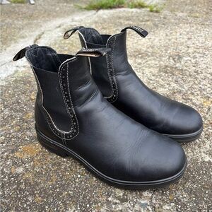 Women’s Black Chelsea Blundstone Work Boots - High Top